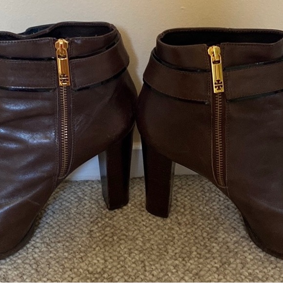 Tory Burch Barrick coconut brown bootie size 10M - Picture 9 of 9